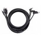 VR кабель 3в1  для HTC VIVE, HDMI 4K@30Hz 5 м, VCOM <CU415-5M>