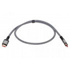 Кабель HDMI 19M/M,ver. 2.1 8KX60Hz (Econom) оплетка 1m iOpen <ACG859A-1.0>