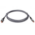 Кабель HDMI 19M/M,ver. 2.1 8KX60Hz (Econom) оплетка 2m iOpen <ACG859A-2.0>