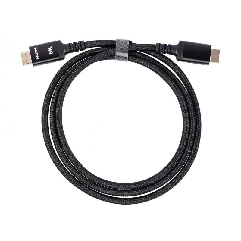 Кабель HDMI 19M/M,ver. 2.1 8KX60Hz (Econom) оплетка 1.5m iOpen <ACG859B-1.5>