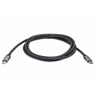 Кабель USB3.2 Gen2X2, CM->CM, 20Gbs, 100WT, 4KX60Hz, All shell, 1m  VCOM <CU420M-1M>