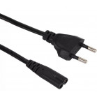 Кабель для аудио-видео техники IEC-320-C7, 2-pin 1,8m ,черный, iOpen<ACE023-1.8M>