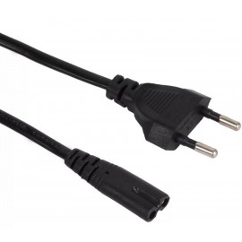 Кабель для аудио-видео техники IEC-320-C7, 2-pin 1,8m ,черный, iOpen<ACE023-1.8M>