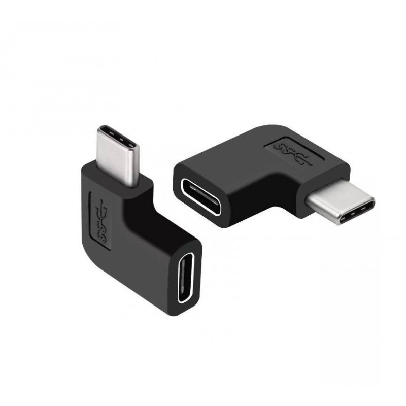 Адаптер переходник USB 3.1 Type-C -->Type-C угловой VCOM <CA440R>