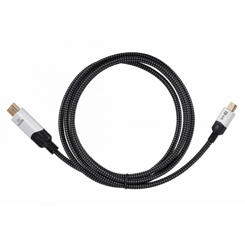 Кабель-переходник miniDisplayPort M-> HDMI M 4K@60Hz 1.8m VCOM (CG615M-1.8M)