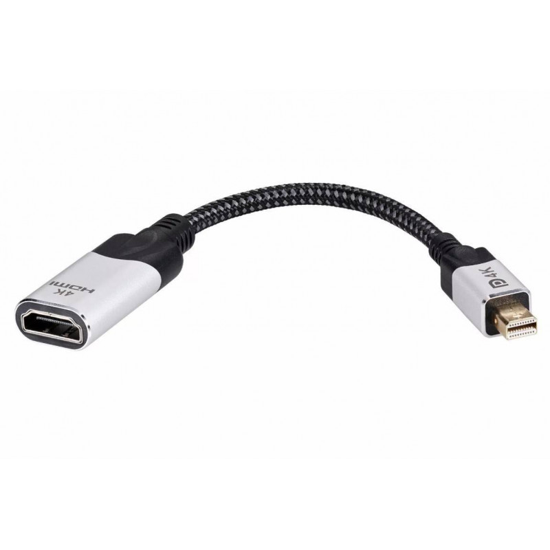 Адаптер miniDisplayPort(M) ---> HDMI(F) 0.15m 4K@60Hz VCOM <CG616M-0.15>