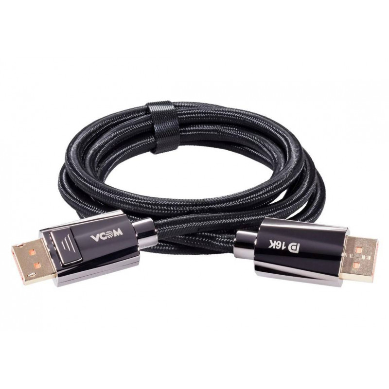 Кабель соединительный DISPLAY PORT v2.1 80GBps, 8K@60Hz, 2m,медь, VCOM <CG655-2.0>