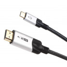 Кабель-адаптер HDMI A(m) -->USB 3.1 Type-Cm 4K@60Hz, 1.8m , VCOM <CU423VA-1.8>