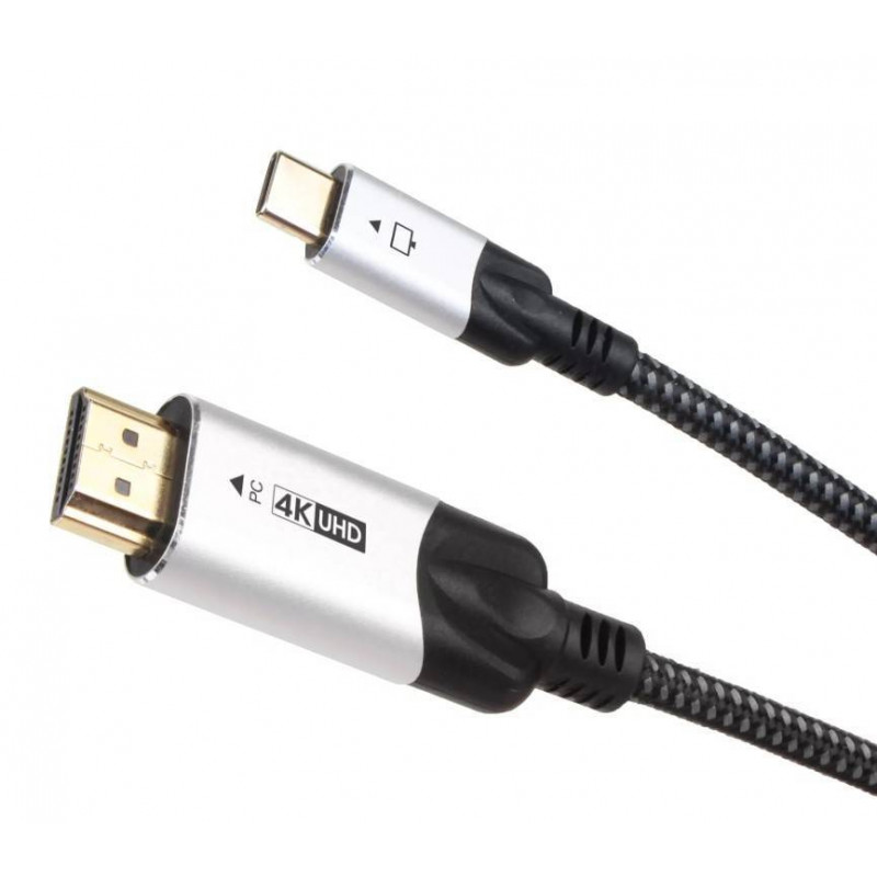 Кабель-адаптер HDMI A(m) -->USB 3.1 Type-Cm 4K@60Hz, 1.8m , VCOM <CU423VA-1.8>