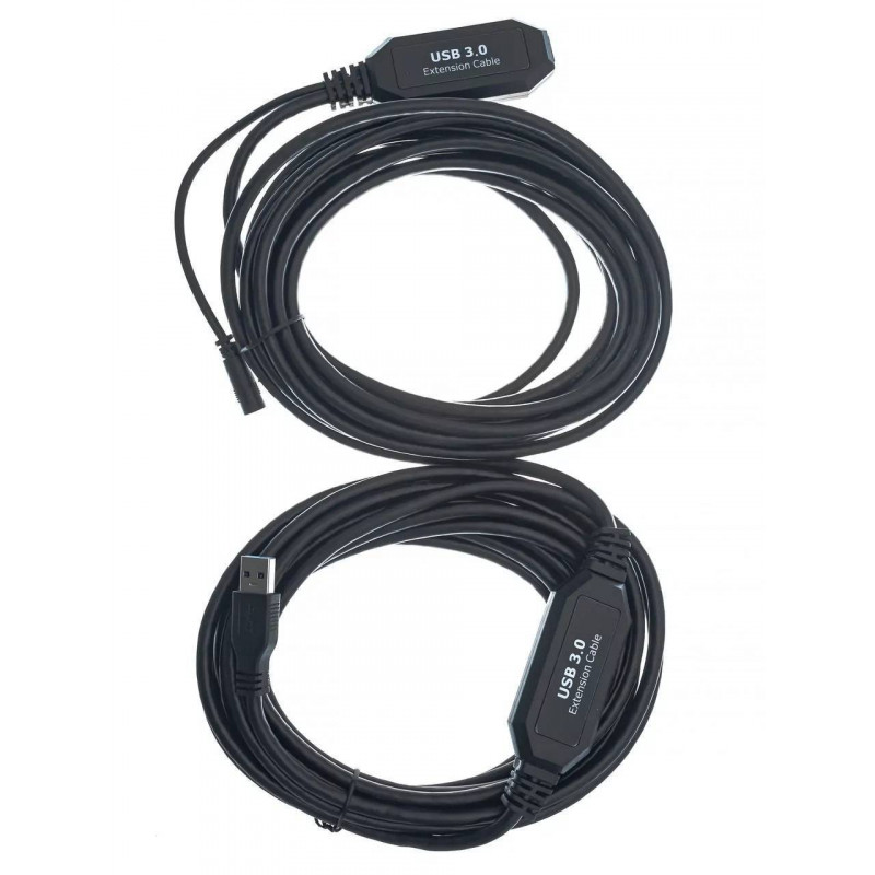 Кабель-адаптер USB3.0-repeater, удлинительный активный <Am-->Af> 10м медь VCOM <CU827-10M>