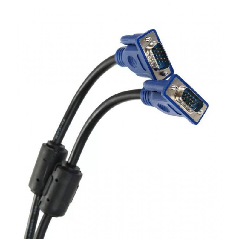 Кабель соединительный SVGA (15M/M) 10m 2 фильтра TV-COM <QCG120H-10M>