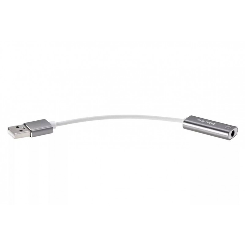 Переходник аудио USB2.0(M)-->3.5мм F (гнездо) Telecom  0.1м <TA316U>