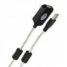 Кабель-адаптер USB2.0-repeater, удлинительный активный <Am-->Af> 25м медь VCOM <VUS7049-25M>