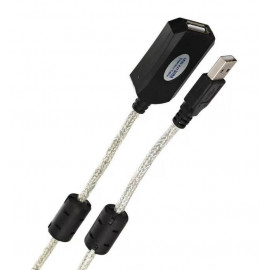 Кабель-адаптер USB2.0-repeater, удлинительный активный <Am-->Af> 25м медь VCOM <VUS7049-25M>