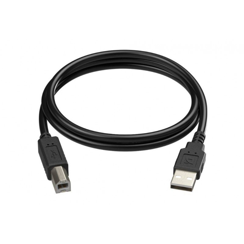 Defender Кабель USB 2.0 (AM) - USB 2.0 (BM), 30AWG, никель, для периферийных устройств (принтеры и другие), чёрный, 5м.