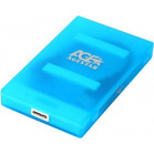 Внешний корпус для HDD/SSD AgeStar 3UBCP1-6G SATA USB3.0 пластик синий 2.5