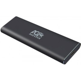 Внешний корпус SSD AgeStar 3UBNF5C SATA III USB 3.0 алюминий черный M2 2280 B-key