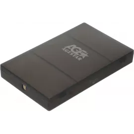 Внешний корпус для HDD/SSD AgeStar SUBCP1 SATA USB2.0 пластик черный 2.5"