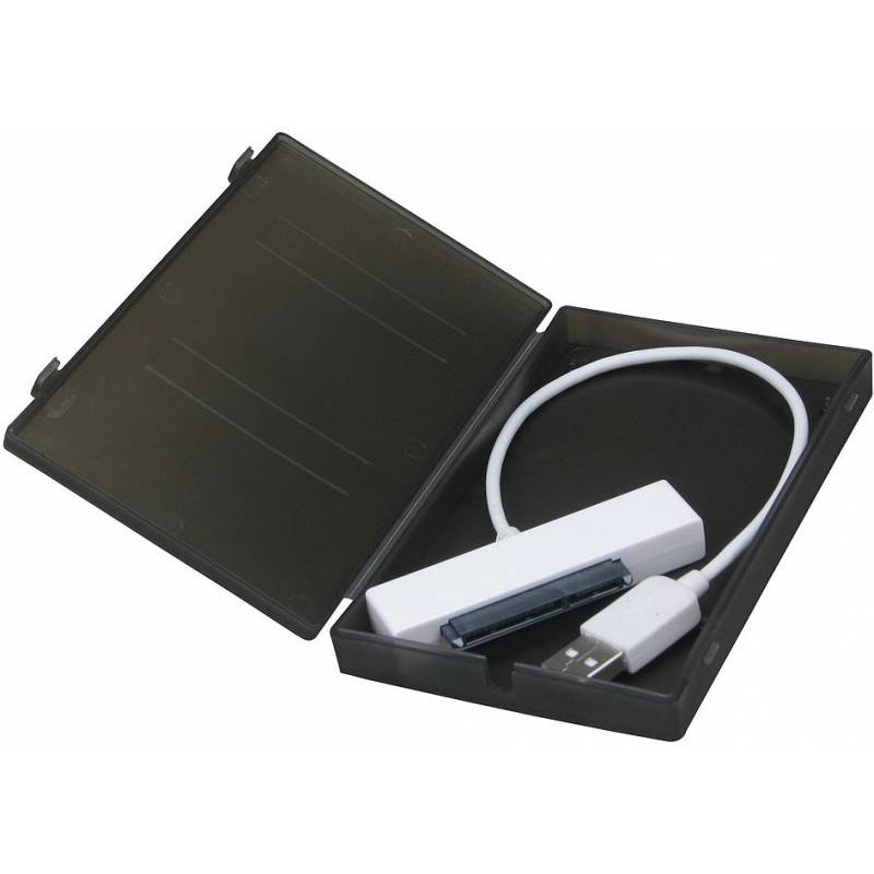 Внешний корпус для HDD/SSD AgeStar SUBCP1 SATA USB2.0 пластик черный 2.5"