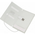 Внешний корпус для HDD/SSD AgeStar SUBCP1 SATA USB2.0 пластик белый 2.5"