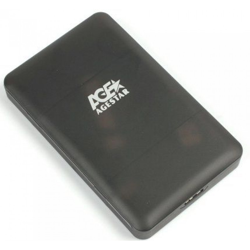 Внешний корпус для HDD/SSD AgeStar 3UBCP3 SATA USB3.0 пластик черный 2.5