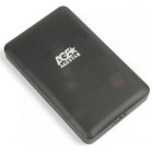 Внешний корпус для HDD/SSD AgeStar 31UBCP3 SATA USB3.1 пластик черный 2.5
