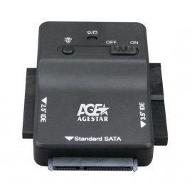 Адаптер-переходник для HDD AgeStar 3FBCP1 IDE SATA IDE пластик черный 2.5