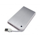 Внешний корпус для HDD/SSD AgeStar 3UB2A14 SATA II USB3.0 пластик/алюминий белый 2.5