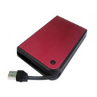 Внешний корпус для HDD/SSD AgeStar 3UB2A14 SATA II USB3.0 пластик/алюминий красный 2.5