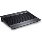 Подставка для ноутбука Deepcool N8 (DP-N24N-N8BK) 17" 380x278x55мм 25дБ 3xUSB 2x 140ммFAN 1244г алюминий черный