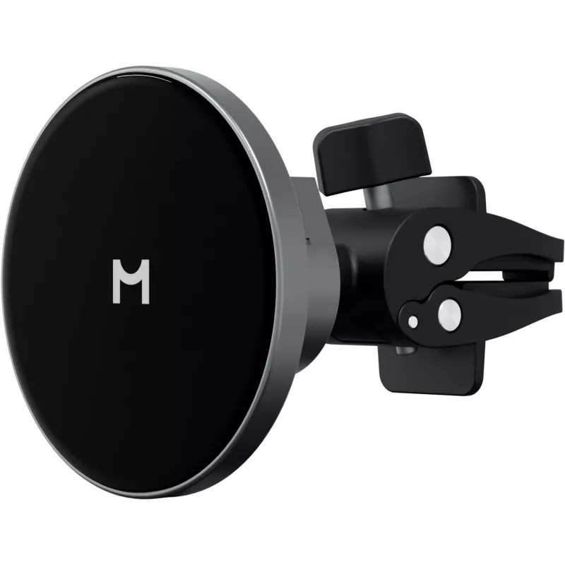 Держатель Magssory KIT002 магнитный беспров.з/у. серый для смартфонов