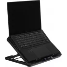 Подставка для ноутбука Digma D-NCP170-2x110 18" 400x288x45мм 52дБ 2xUSB 2x 110ммFAN 1100г Fan-control металл/пластик черный