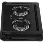 Подставка для ноутбука Digma D-NCP170-2x110 18" 400x288x45мм 52дБ 2xUSB 2x 110ммFAN 1100г Fan-control металл/пластик черный