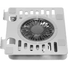 Подставка для ноутбука Digma D-NCP170-1xRGB110 17" 240x230x50мм 28дБ 2xUSB 1x 110ммFAN 790г Fan-control алюминий серый