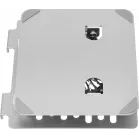 Подставка для ноутбука Digma D-NCP170-1xRGB110 17" 240x230x50мм 28дБ 2xUSB 1x 110ммFAN 790г Fan-control алюминий серый