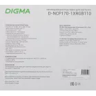 Подставка для ноутбука Digma D-NCP170-1xRGB110 17" 240x230x50мм 28дБ 2xUSB 1x 110ммFAN 790г Fan-control алюминий серый