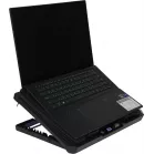 Подставка для ноутбука Digma D-NCP170-2x110RGB 18" 400x288x45мм 52дБ 2xUSB 2x 110ммFAN 1250г Fan-control металл/пластик черный