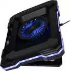 Подставка для ноутбука Digma D-NCP190-1x100RGB 19" 428x316x58мм 52дБ 2xUSB 1x 140ммFAN 1280г Fan-control металл/пластик черный