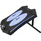 Подставка для ноутбука Digma D-NCP180-2x110RGB 18" 410x280x34мм 20дБ 2xUSB 2x 110ммFAN 700г Fan-control пластик ABS черный