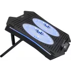 Подставка для ноутбука Digma D-NCP180-2x110RGB 18" 410x280x34мм 20дБ 2xUSB 2x 110ммFAN 700г Fan-control пластик ABS черный