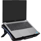 Подставка для ноутбука Digma D-NCP180-2x110RGB 18" 410x280x34мм 20дБ 2xUSB 2x 110ммFAN 700г Fan-control пластик ABS черный