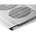 Подставка для ноутбука Deepcool N8 (DP-N24N-N8SR) 17" 380x278x55мм 25дБ 3xUSB 2x 140ммFAN 1244г алюминий серебристый