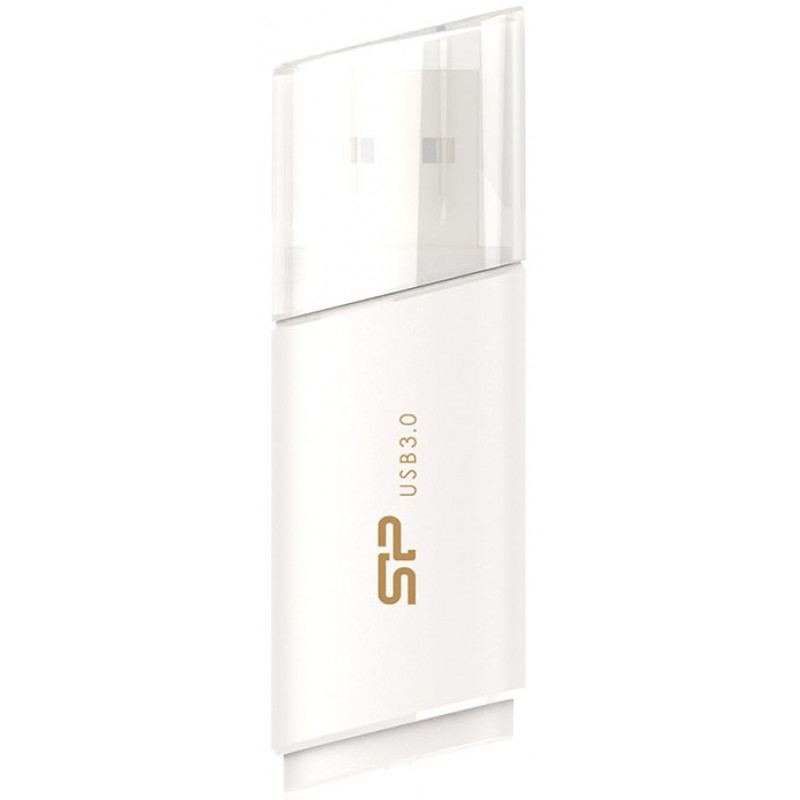 Флеш Диск Silicon Power 16Gb Blaze B06 SP016GBUF3B06V1W USB3.1 белый