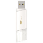 Флеш Диск Silicon Power 16Gb Blaze B06 SP016GBUF3B06V1W USB3.1 белый