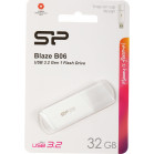 Флеш Диск Silicon Power 32Gb Blaze B06 SP032GBUF3B06V1W USB3.1 белый