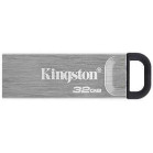 Флеш Диск Kingston 32Gb DataTraveler Kyson DTKN/32GB USB3.1 серебристый/черный