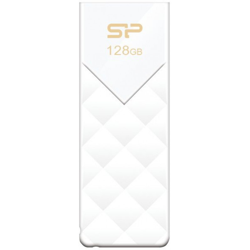 Флеш Диск Silicon Power 128Gb Blaze B03 SP128GBUF3B03V1W USB3.1 белый