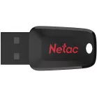 Флеш Диск Netac 128Gb U197 NT03U197N-128G-20BK USB2.0 черный/красный