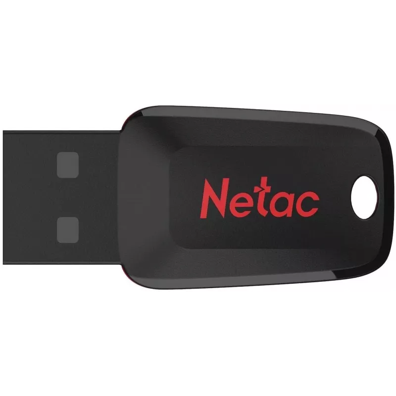 Флеш Диск Netac 128Gb U197 NT03U197N-128G-20BK USB2.0 черный/красный