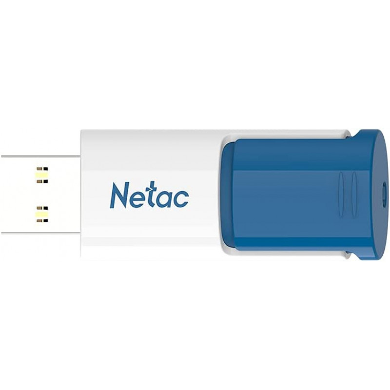 Флеш Диск Netac 128Gb U182 NT03U182N-128G-30BL USB3.0 синий/белый